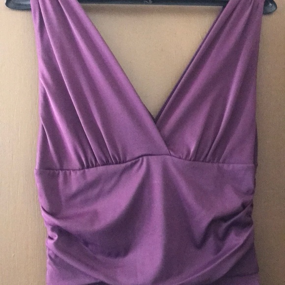 Purple Cocktail Dress - Picture 3 of 4